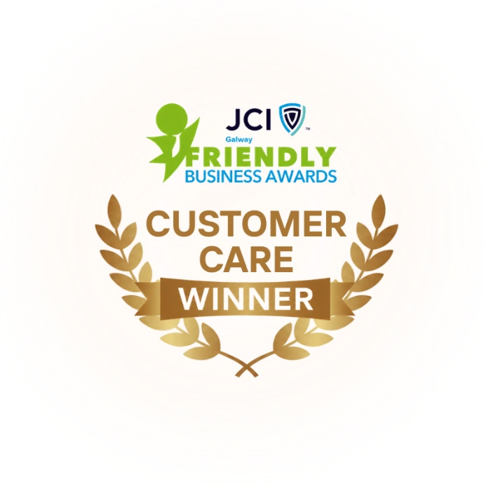 Best Customer Care award logo